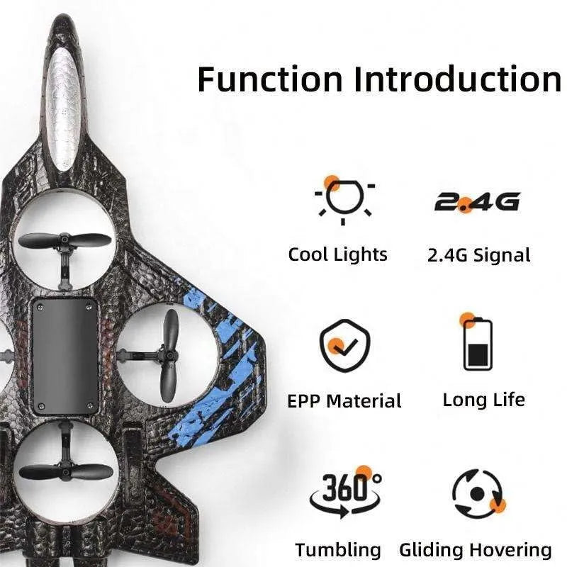 Advanced RC Jet Aircraft with LED Lights
