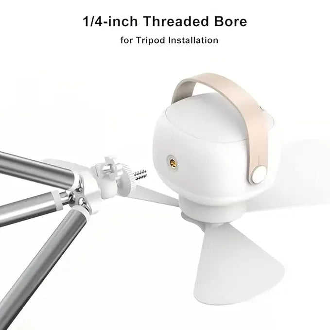 Portable Mini Fan With Night Light