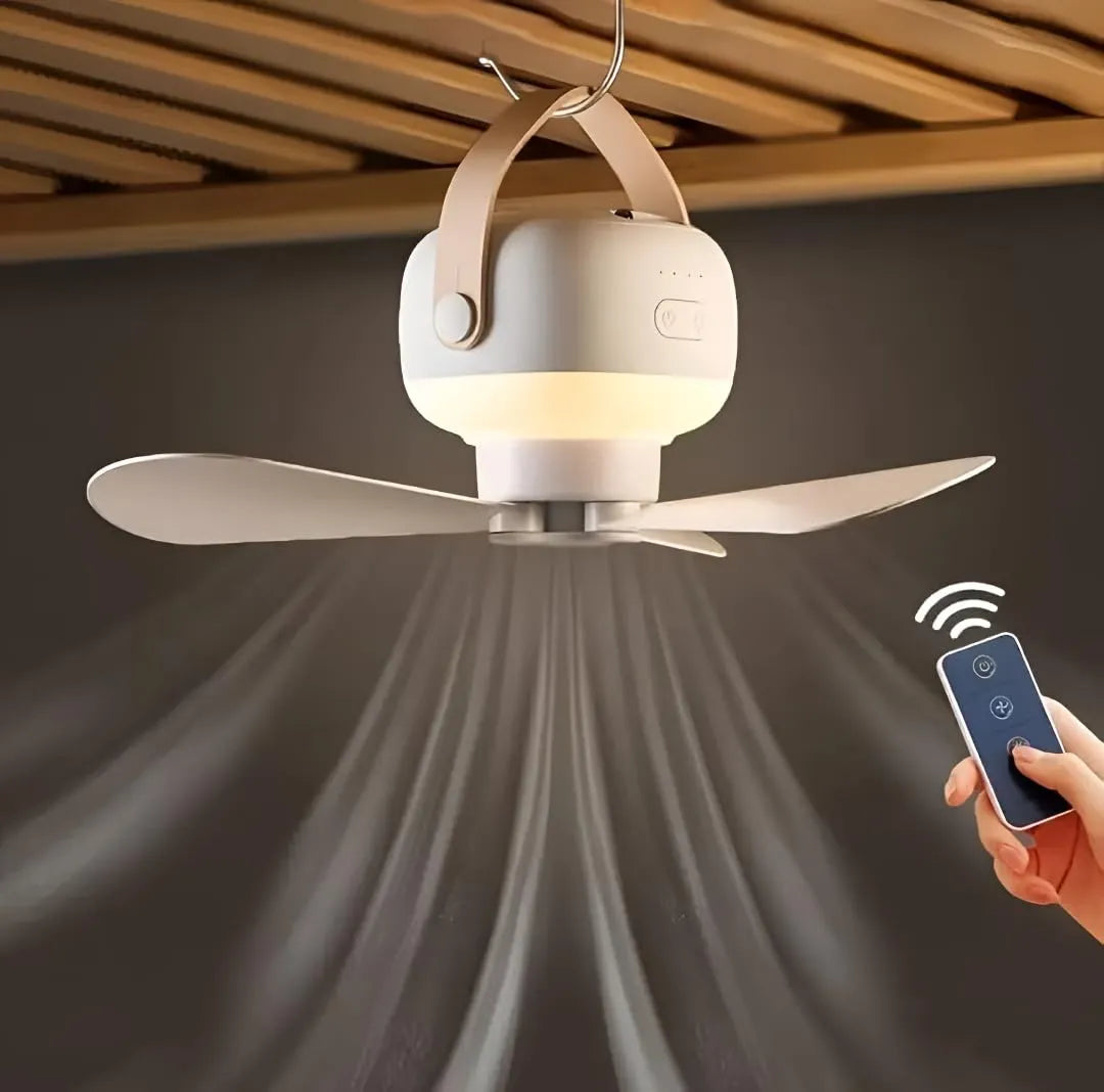 Portable Mini Fan With Night Light